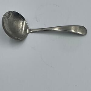 Vintage Small Silver Plated Soup Spoon England